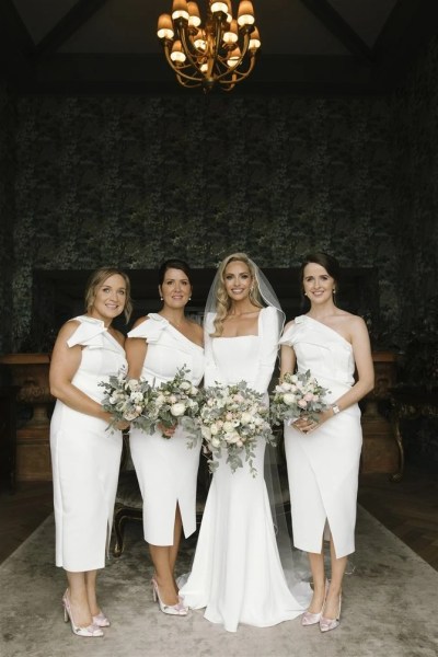 White Bridesmaid Dresses | One Fab Day