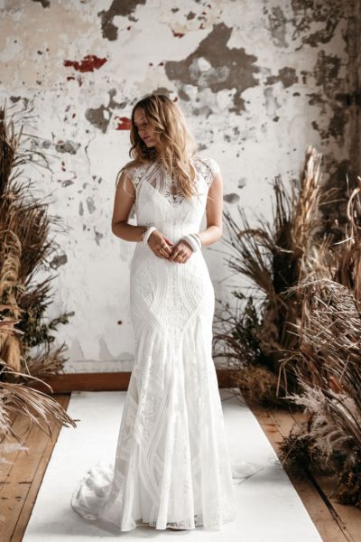 Rue de Seine Wave Rider Bridal Collection 2022 (Dress: Rafia - Off White)