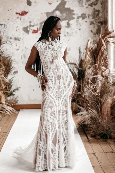 Rue de Seine Wave Rider Bridal Collection 2022 (Dress: Rafia - Sienna)