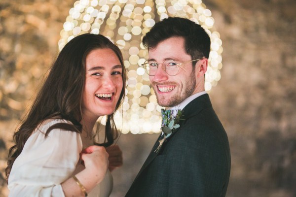 Juniper Barn Photography real weddings bride groom laughing smiling lights