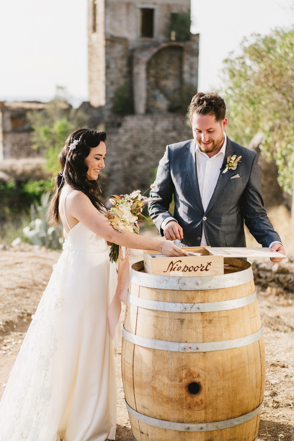 Wine Box Wedding Ceremony Ritual | See more at OneFabDay.com