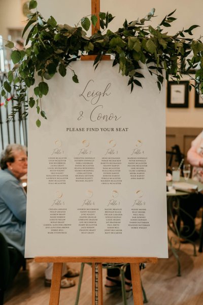 table seating plan