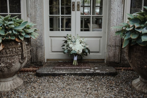 Exterior bouquet of flowers