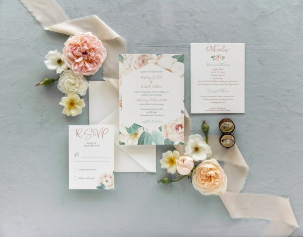 Spring Wedding Invite | One Fab Day