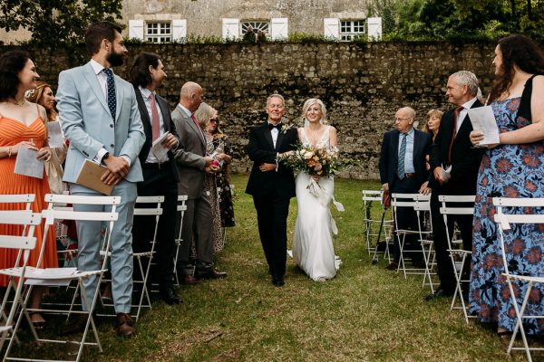 bride and father