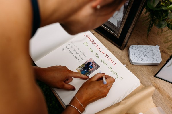 wedding guest book