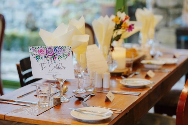 Cool table name at wedding Olga Hogan Photography: Hannah & Eoghan