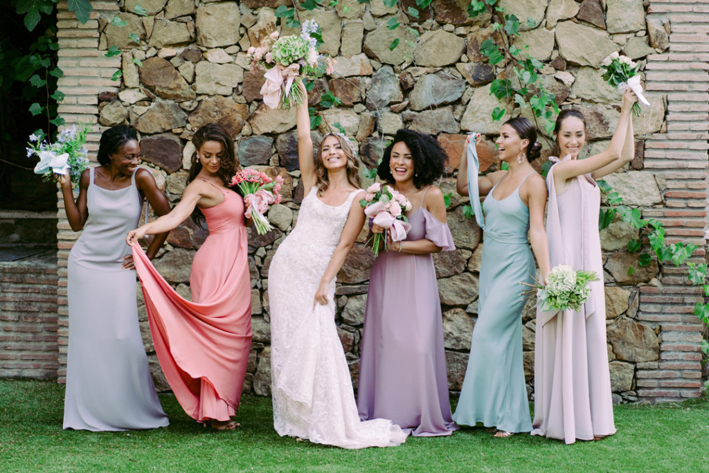 Rewritten Bridesmaids bridal bride bridesmaids collection