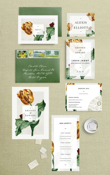 Spring Wedding Invite | One Fab Day