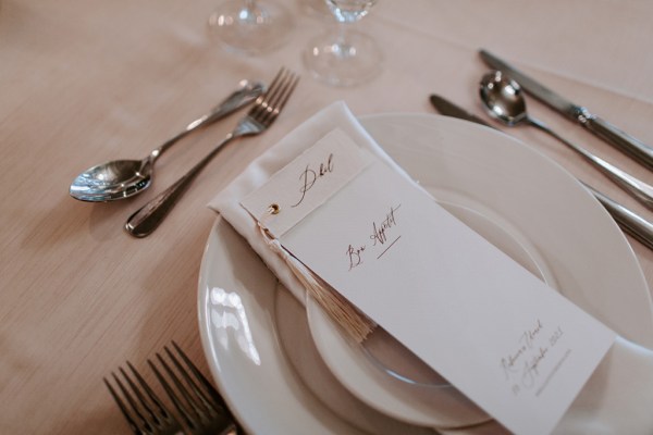 Up close bon appetite food dining cutlery table detail