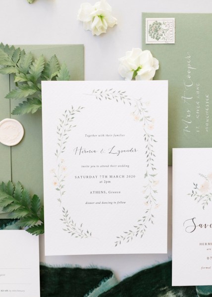 Spring Wedding Invite | One Fab Day