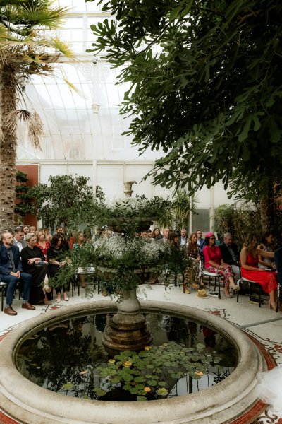 Fountain water ceremony guests