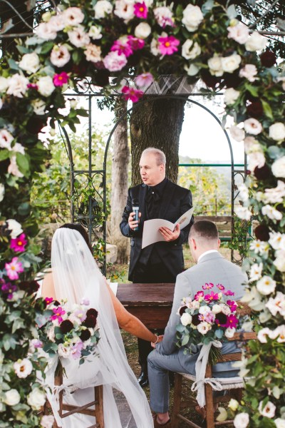 celebrant at wedding