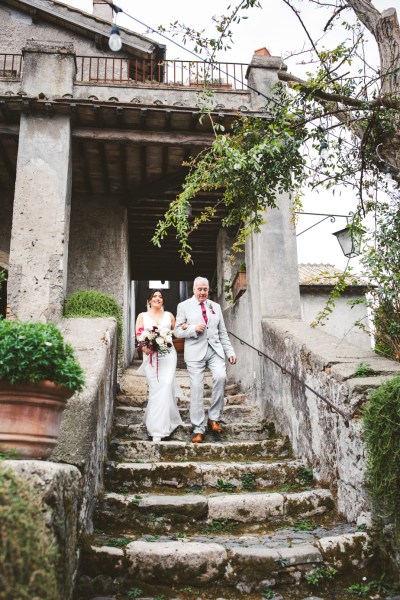 bride and father