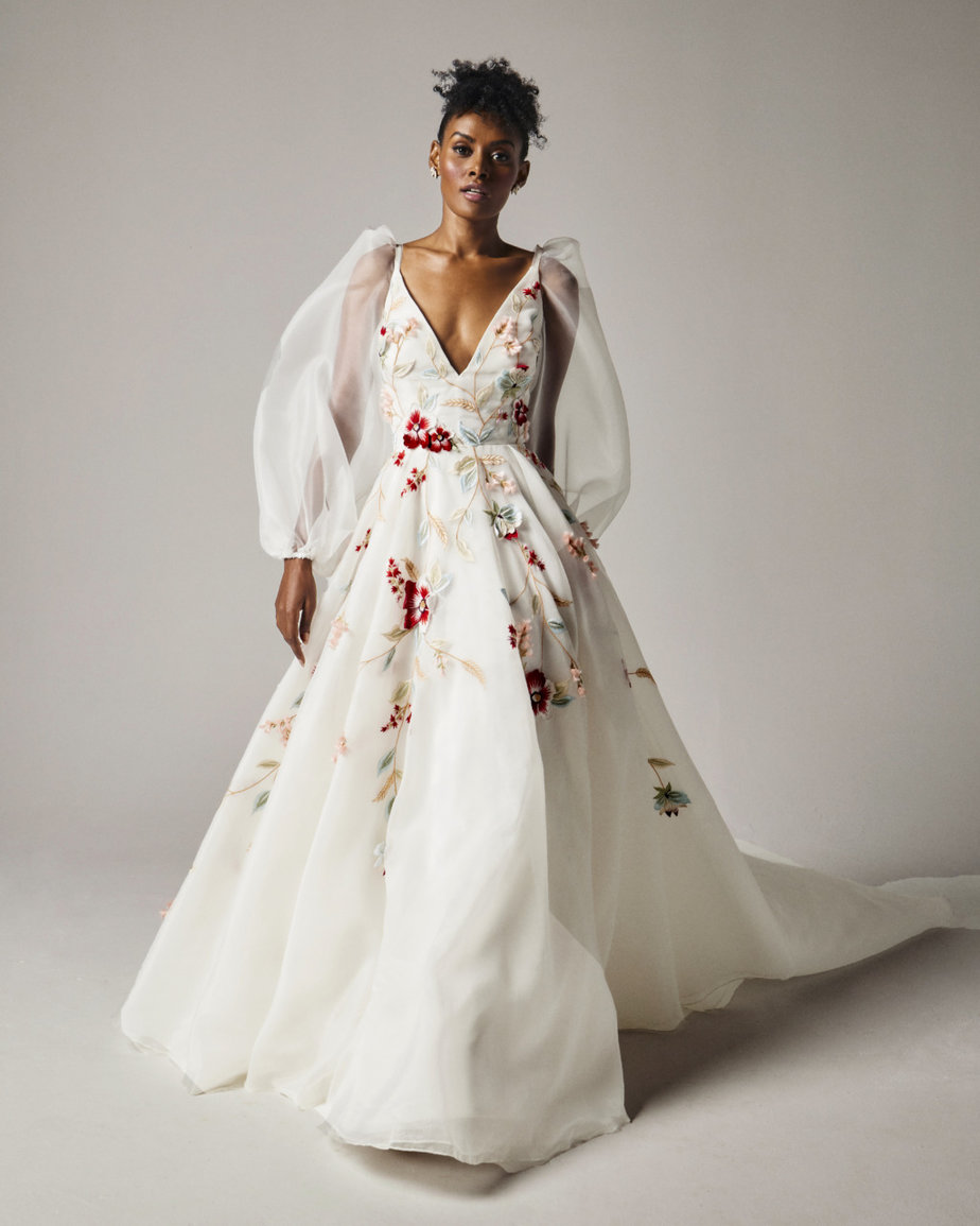 Floral Print Wedding Dress | see them all on OneFabDay.com