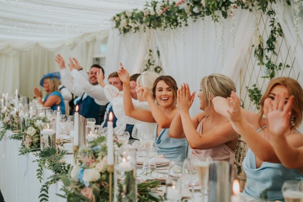 top table clapping speeches