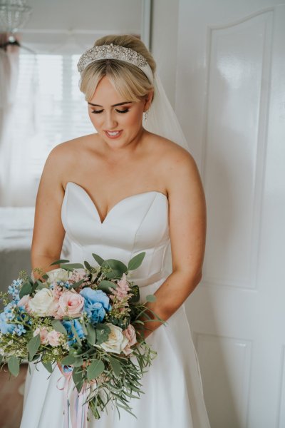 bride and bouquet