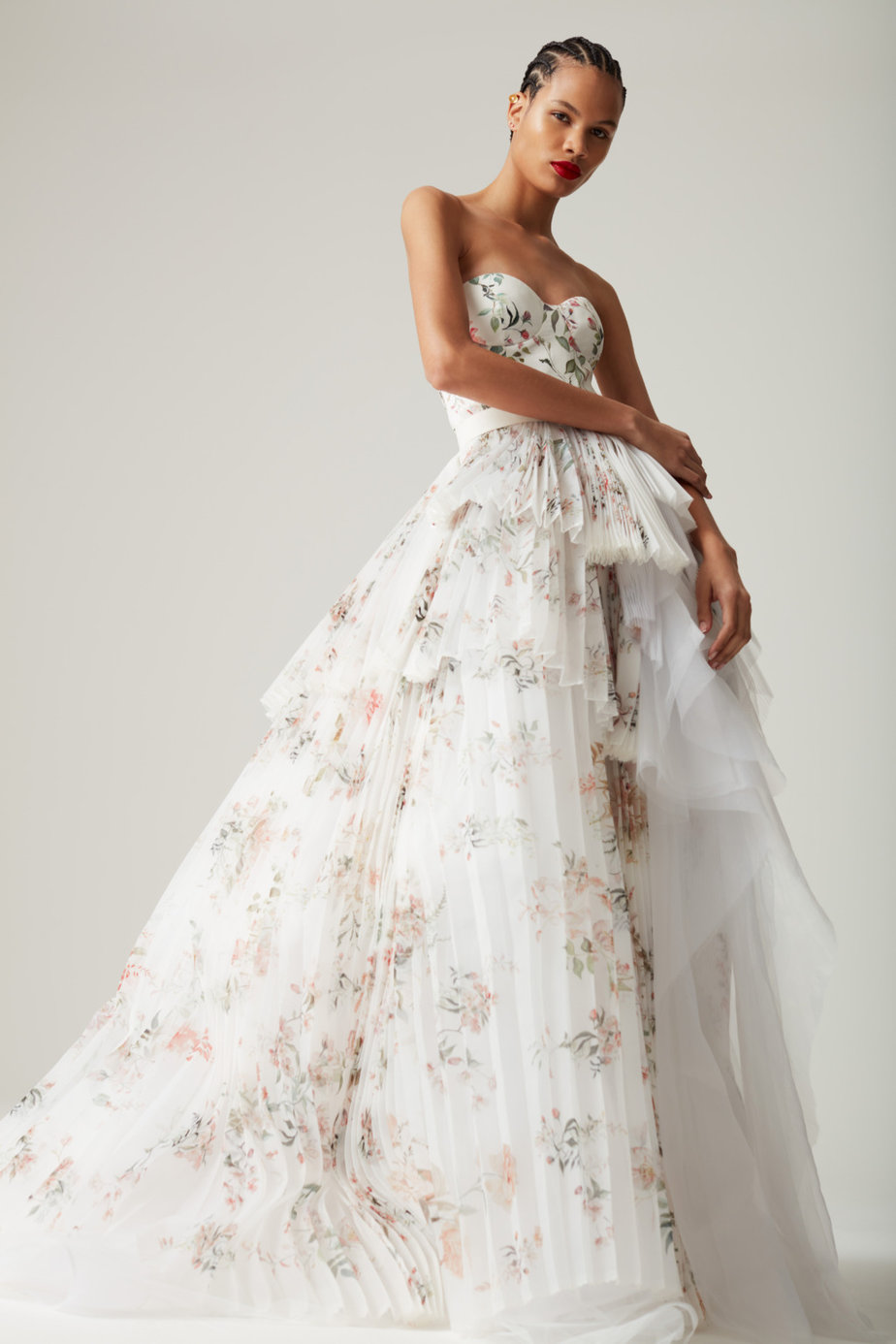 Floral Print Wedding Dress | see them all on OneFabDay.com