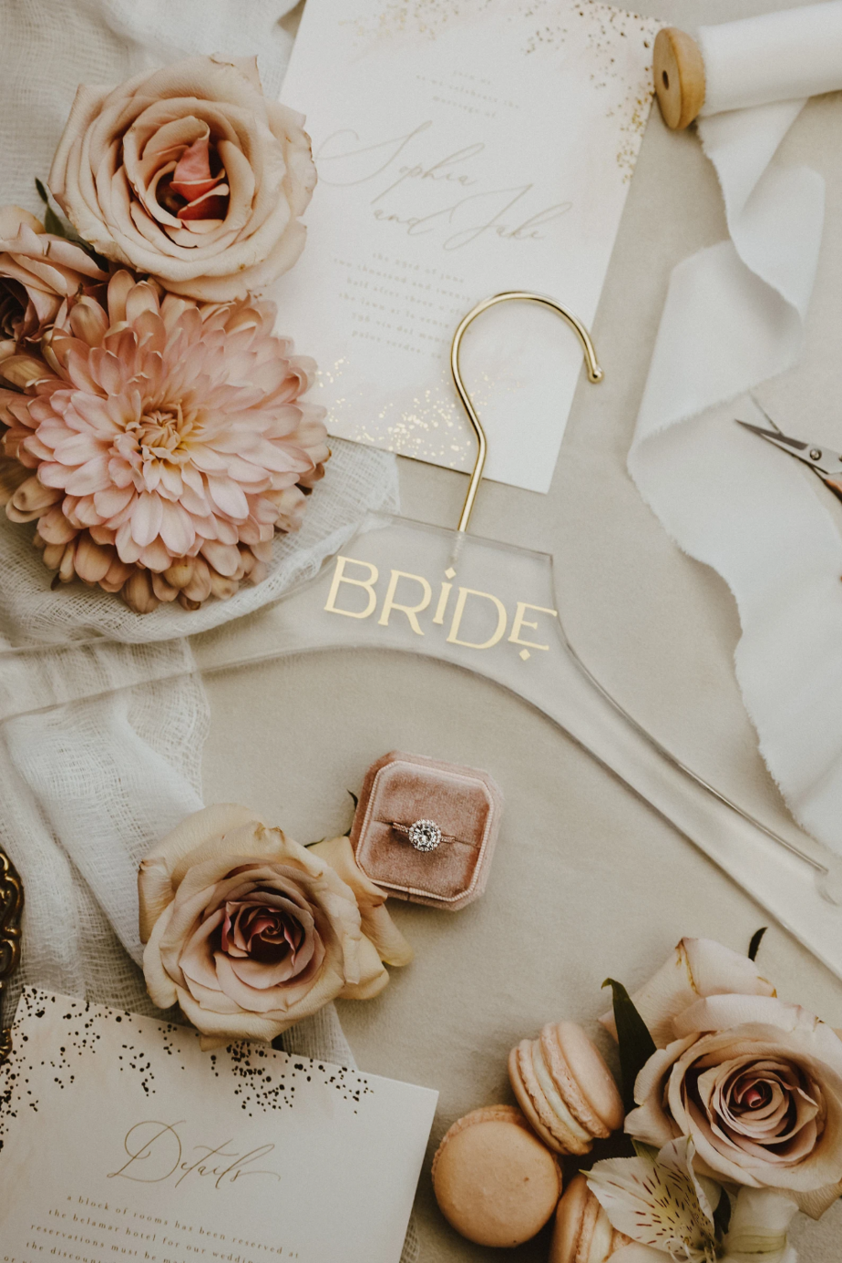 Where to Find Pretty Wedding Dress Hangers | see more on onefabday.com