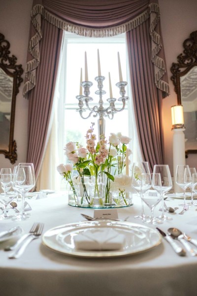 Wedding table at THe Shelbourne Hotel