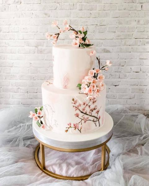 Seriously Gorgeous Spring Wedding Cakes You'll Love | see them all on onefabday-com.go-vip.net