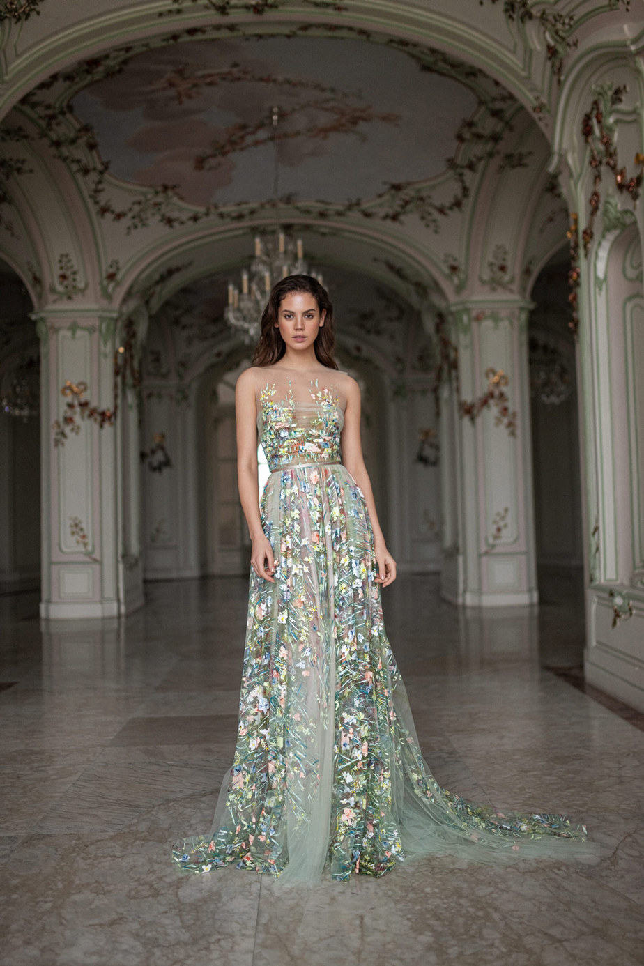 Floral Print Wedding Dress | see them all on OneFabDay.com Daalarna