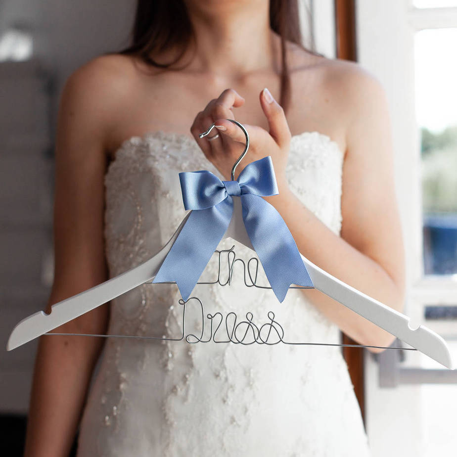 Where to Find Pretty Wedding Dress Hangers | see more on onefabday.com