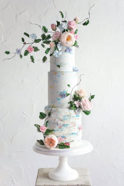 Seriously Gorgeous Spring Wedding Cakes You'll Love | see them all on onefabday-com.go-vip.net