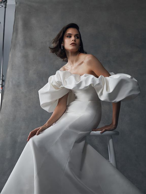 Bardot and Off-the-Shoulder Wedding Dresses | See more on OneFabDay.com