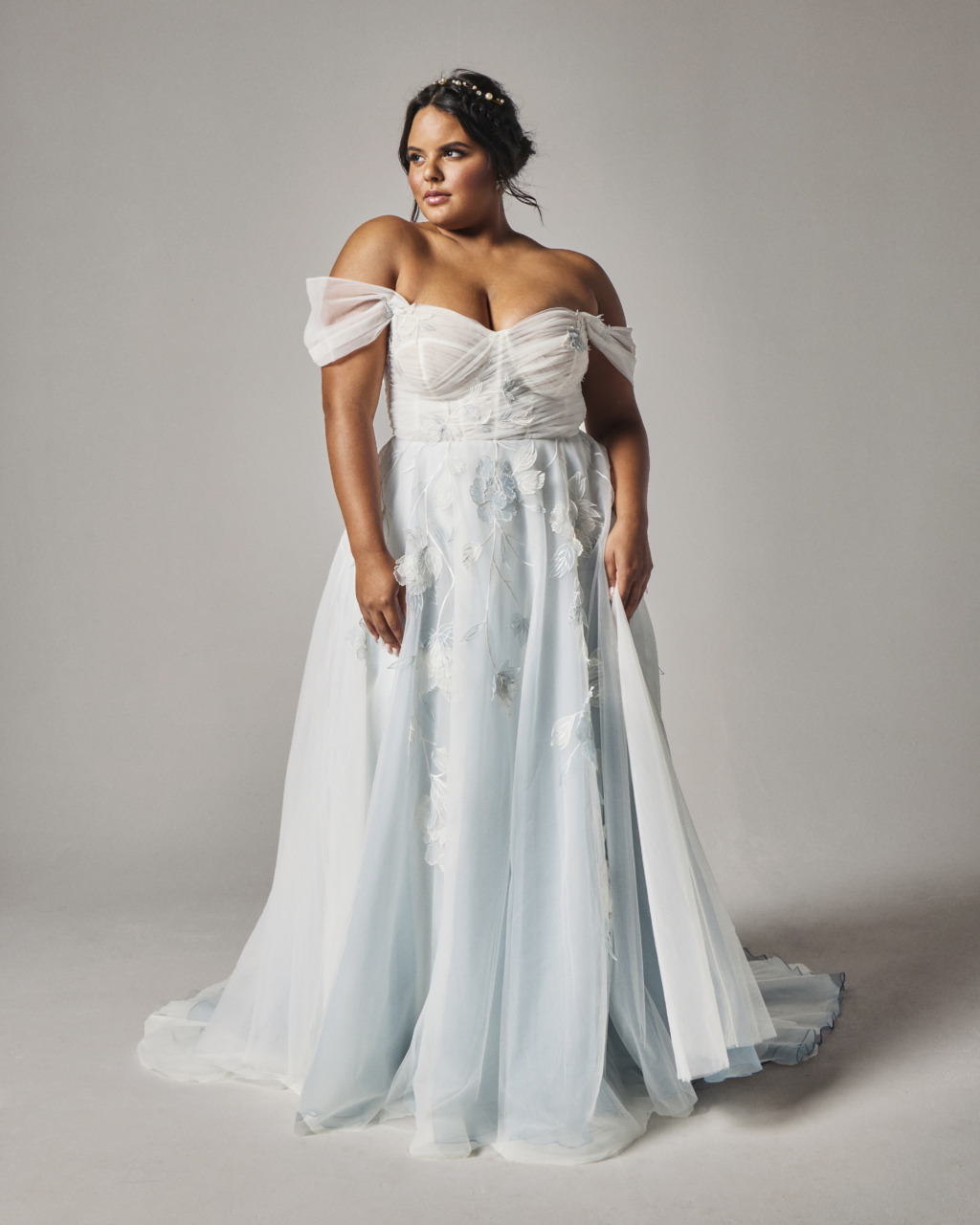 Bardot and Off-the-Shoulder Wedding Dresses | See more on OneFabDay.com