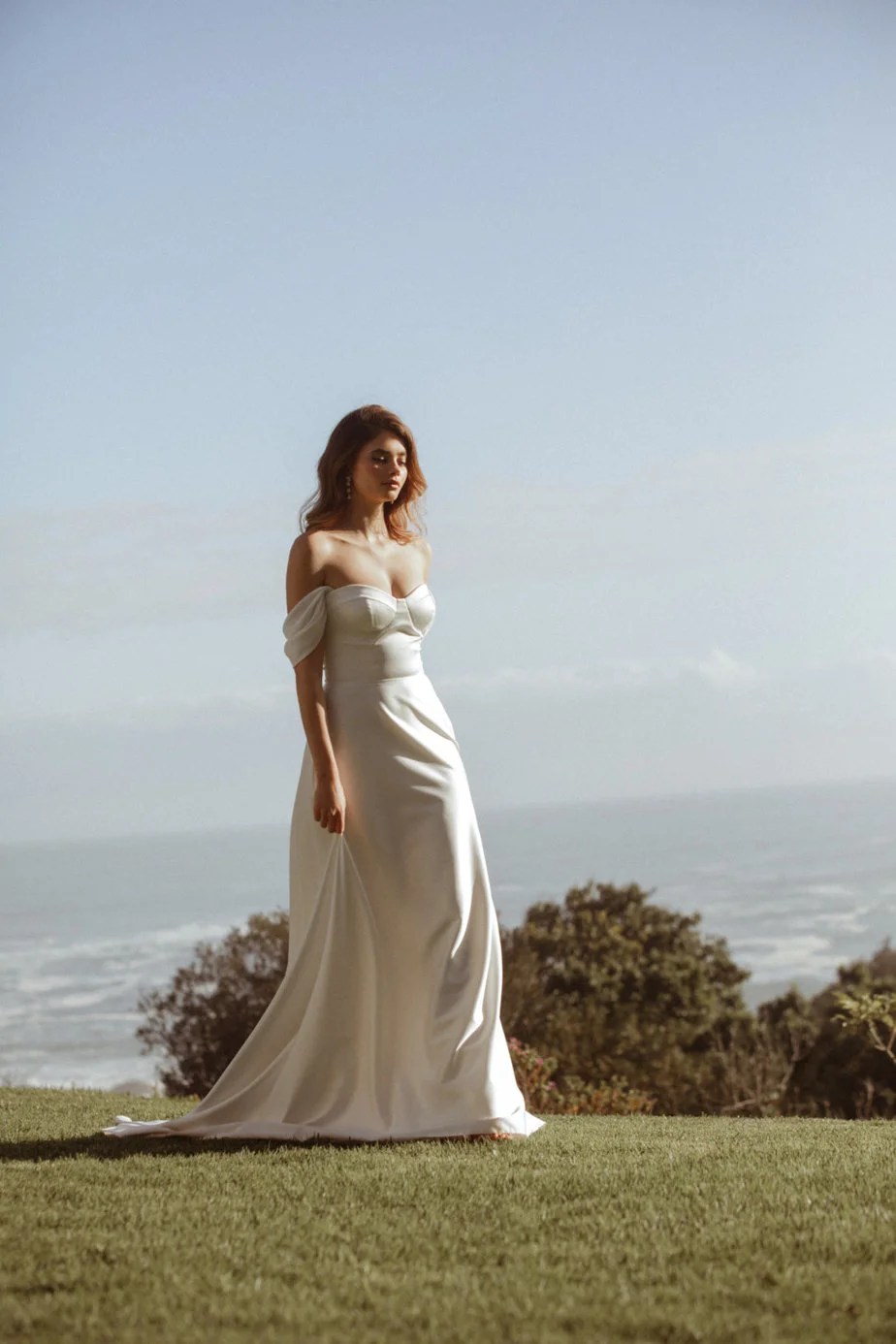 Bardot and Off-the-Shoulder Wedding Dresses | See more on OneFabDay.com