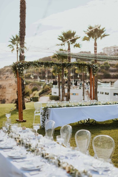 portugal wedding decor outdoors