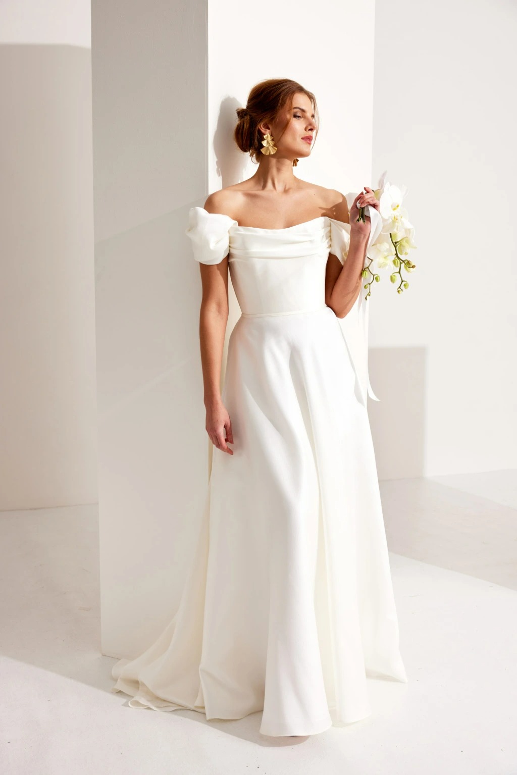 Bardot and Off-the-Shoulder Wedding Dresses | See more on OneFabDay.com