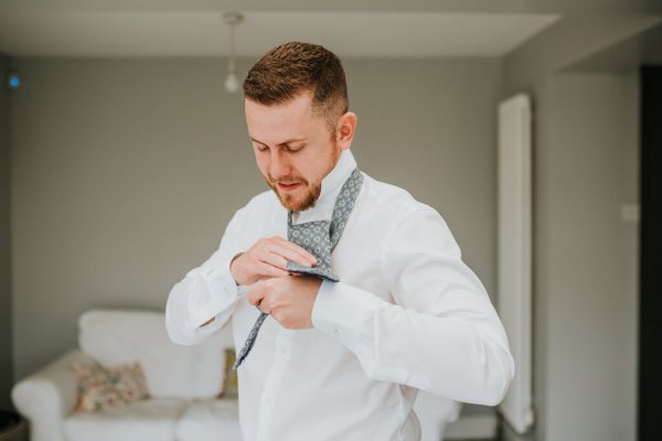 groom getting ready