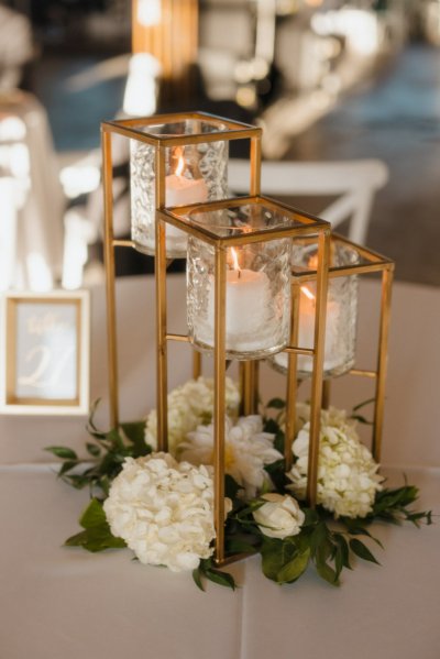 gold center piece