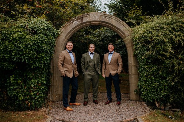 groomsmen suits brown