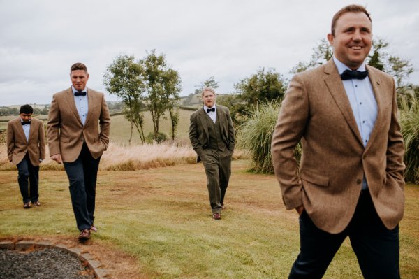 groomsmen suits brown