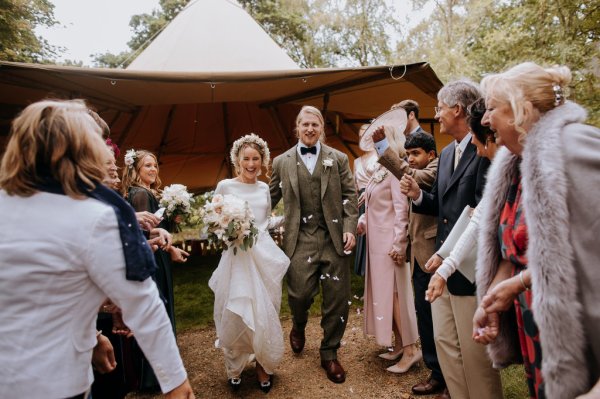 outdoor tipi wedding marquee