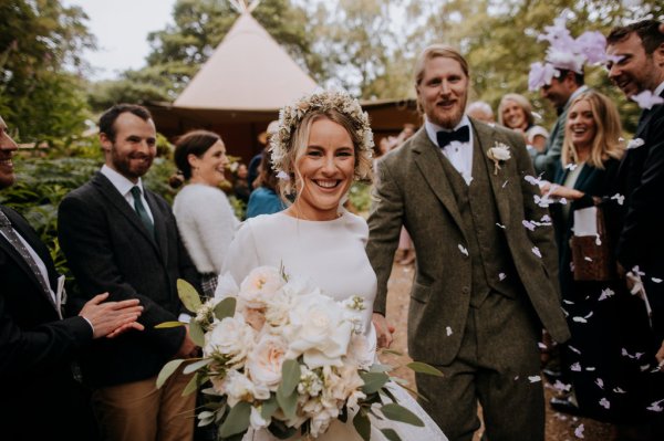 outdoor tipi wedding marquee