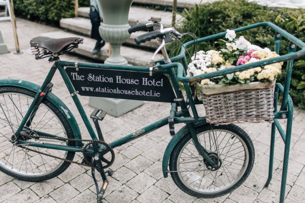 vintage bike decorated