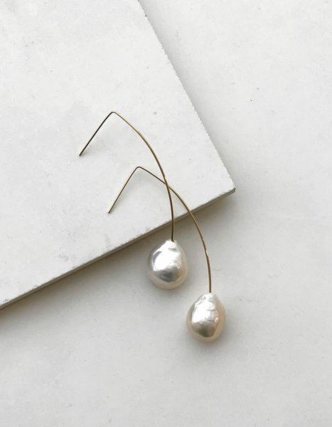 Pearl earrings