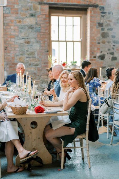 Guests in ceremony room