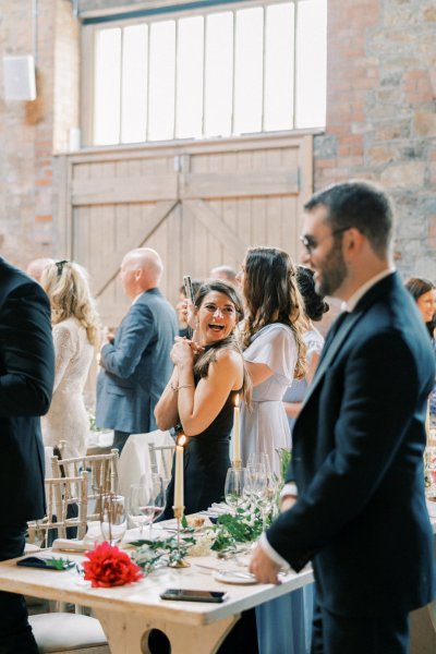 Guests in ceremony room