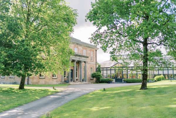 Wedding venue exterior trees garden park