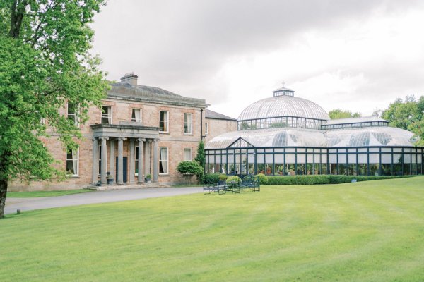 Wedding venue exterior trees garden park