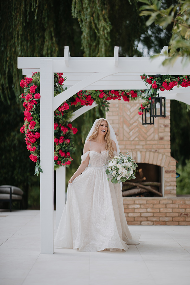 Stacey Solomon on her wedding day.