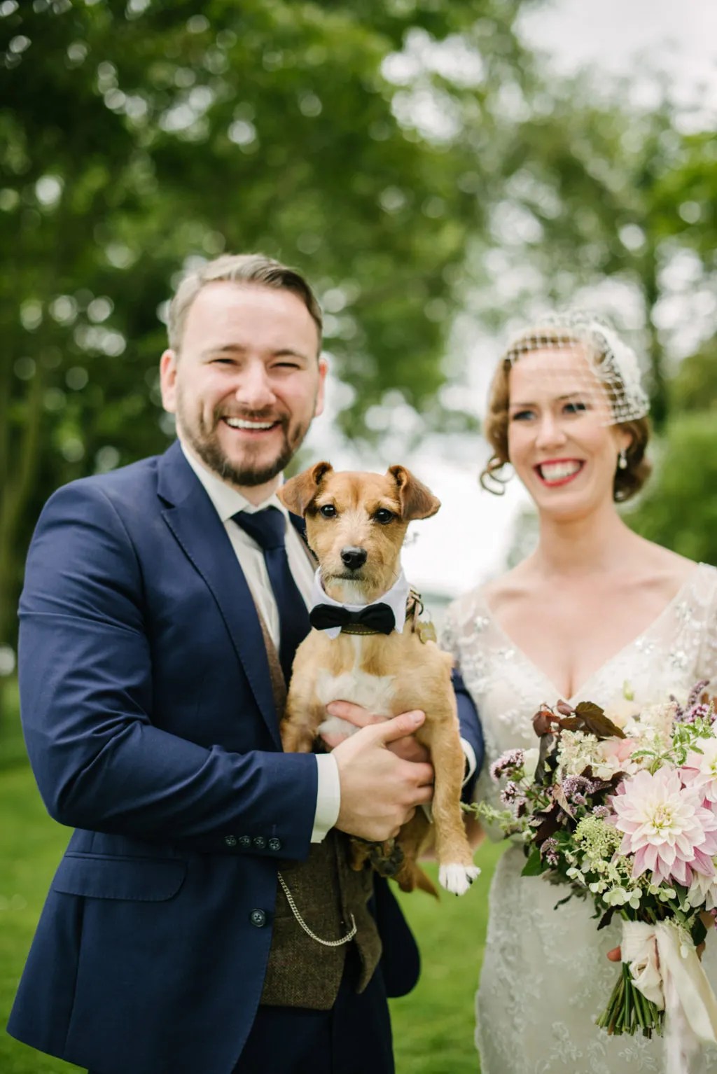 wedding dog, dog at wedding, cute wedding dog