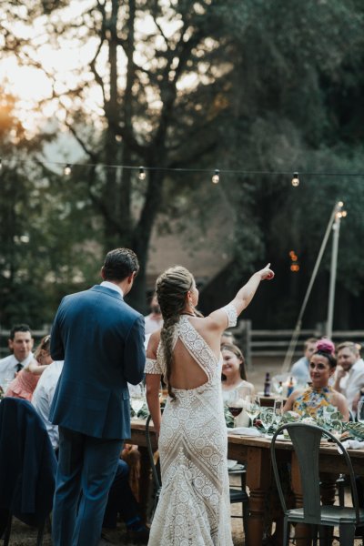 Bride groom cheers speeches speech