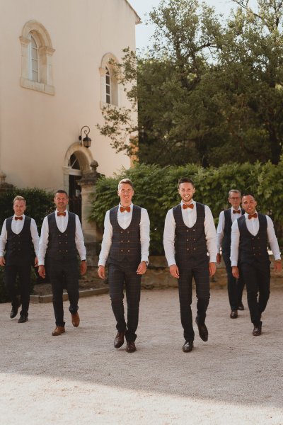 Groomsmen groom suits