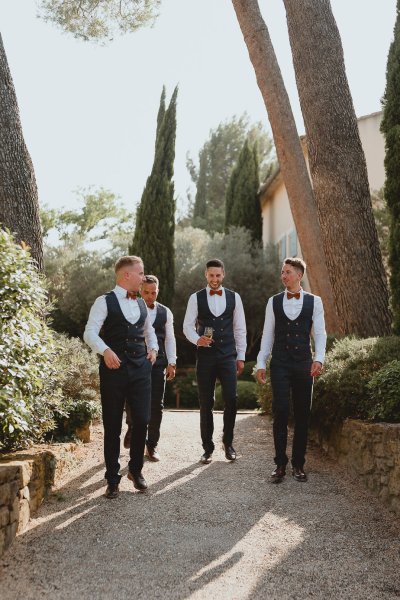 Groomsmen groom suits